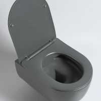 Унитаз Vincea Evo подвесной Антрацит матовый с сиденьем Микролифт арт-VT1-34SMA — фото 4, Подвесные унитазы