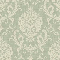 Обои Grandeco Icon Винил на флизелине (0,53*10,05) Зеленый, Дамаск арт-IC 2003 — фото 1, Обои для стен