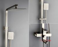 Душевая система Frap Нержавеющая сталь арт-F2421 — фото 7, Душевые стойки