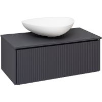 Тумба под раковину Aqua de Marco Monaco 90 подвесная Графит арт-2090GRMON — фото 3, Тумбы под раковину