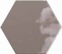 Керамогранит Ceramica Ribesalbes Geometry Hex Charcoal Glossy 15х17,3 см арт-PT03139 — фото 1, Керамогранит