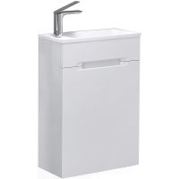 Тумба под раковину Jorno Modul 60 подвесная Белая арт-Mol.01.60/P/W/JR — фото 1, Тумбы под раковину