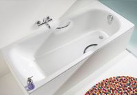 Стальная ванна Kaldewei Saniform Plus Star 331 150x70 с покрытием Perl-Effect с отверстиями под ручки арт-133100013001 — фото 3, Стальные ванны