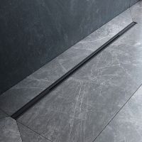 Душевой лоток AM.PM MasterFlow 100 с Черной матовой решеткой Slim line арт-W01SC-S11-100-05BM — фото 5, Душевые лотки