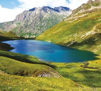 Фреска Ortograf Горы 30900 Фактура бархат FX Флизелин (3*2,7) Зеленый/Синий, Горы/Пейзаж/Природа арт-30900 (бархат FX) — фото 2, Фрески