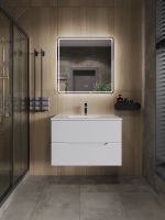 Зеркало Orange Nature 80 с подсветкой с сенсорным выключателем и подогревом арт-ONP-80ZE — фото 4, Зеркала в ванную комнату