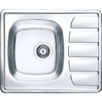 Кухонная мойка Alveus Zoom 10 NAT-90 615x500 Натуральная сталь арт-1098940 — фото 1, Кухонные мойки