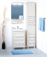 Тумба под раковину Бриклаер Чили 55 Светлая лиственница арт-4627125414985 — фото 2, Тумбы под раковину