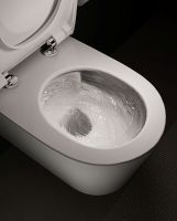 Унитаз Vitra Nest QuantumFlush подвесной без сиденья арт-7870B403-0075 — фото 8, Подвесные унитазы