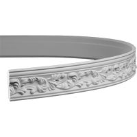 Карниз гибкий Европласт 1.50.189 2000x72x69 мм арт-1.50.189 (гибкий) — фото 1, Карнизы