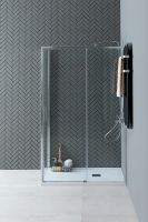 Душевой уголок Aquanet Pleasure Evo AE65-130x80-CT 130x80 профиль Хром стекло прозрачное арт-324121 — фото 6, Прямоугольные душевые уголки