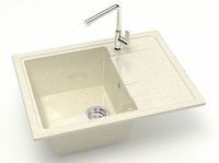 Кухонная мойка Bergg Z150 Бежевая арт-B150Q002 — фото 2, Кухонные мойки