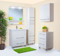 Товар: Подвесной шкаф Бриклаер Чили 62 Светлая лиственница арт-4627125415036 - фото 4 Подвесной шкаф Бриклаер Чили 62 Светлая лиственница арт-4627125415036 — фото 4, Шкафы для ванной