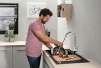 Смеситель для кухни Hansgrohe Focus M42 Хром арт-71800000 — фото 9, Смесители для кухни
