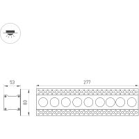 Встраиваемый светильник Arlight Orient Черный Белый арт-032226 — фото 6, Точечные светильники