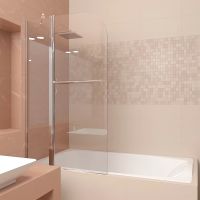 Товар: Шторка на ванну Veconi Palau 80 профиль Хром стекло прозрачное арт-PL81-80-01-19C1 - фото 1 Шторка на ванну Veconi Palau 80 профиль Хром стекло прозрачное арт-PL81-80-01-19C1 — фото 1, Шторки для ванной распашные