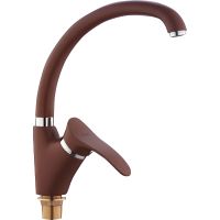 Смеситель для кухни Frap Коричневый арт-F4101-14 — фото 1, Смесители для кухни