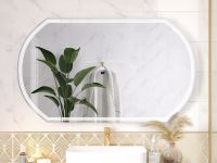 Зеркало Cersanit Led 090 Design 120 с подсветкой с подогревом арт-KN-LU-LED090*120-d-Os — фото 3, Зеркала в ванную комнату