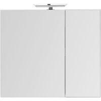 Зеркальный шкаф Aquanet Йорк 100 Белый арт-202090 — фото 2, Зеркальные шкафы в ванную