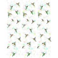 Панно Marburg Crush Motion Винил на флизелине (2,1*2,7) Белый/Разноцветный, Птицы арт-63461 — фото 1, Обои для стен