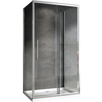 Душевой уголок Abber Schwarzer Diamant 170x75 профиль Хром стекло прозрачное арт-AG30170H-S75-S75 — фото 1, Прямоугольные душевые уголки