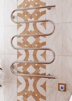 Электрический полотенцесушитель Terminus Ш-образный 500x800 Хром арт-4620768883965 — фото 3, Электрические полотенцесушители