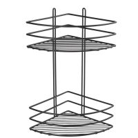 Полка корзина Fixsen угловая Черная арт-FX-710B-2 — фото 1, Полки для ванной и душа