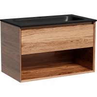 Тумба под раковину Sancos Marmi 1.0 80 подвесная Дуб чарльстон арт-MR1.080ECH — фото 9, Тумбы под раковину