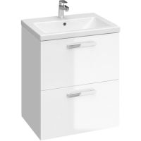 Тумба под раковину Cersanit Melar Como 60 подвесная Белая арт-64128 — фото 1, Тумбы под раковину