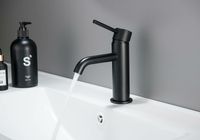 Комплект смесителей Aquatek Европа Черный матовый арт-AQ1330MB — фото 6, Готовые комплекты для ванной комнаты