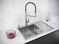 Кухонная мойка Paulmark Kroner-Edge 78F L Нержавеющая сталь арт-PM777851-BSL — фото 4, Кухонные мойки