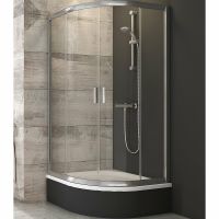 Душевой уголок Ravak Blix BLCP4-80 Sabina 80x80 профиль Хром стекло Transparent арт-3B240C40Z1 — фото 2, Душевые уголки четверть круга