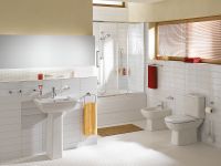 Раковина Vitra Form 300 55 Белая арт-9602B003-7650 — фото 2, Раковины подвесные