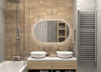 Зеркало Континент Fleur 1100x650 с подсветкой с бесконтактным выключателем арт-ЗЛП456 — фото 6, Зеркала в ванную комнату