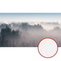 Фреска Ortograf Горы 33606 Фактура бархат FX Флизелин (4,8*2,7) Бежевый/Зеленый/Голубой, Деревья арт-33606 (бархат FX) — фото 1, Фрески