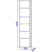 Товар: Шкаф пенал Aqwella Accent 35 подвесной Белый арт-ACC0535W - фото 5 Шкаф пенал Aqwella Accent 35 подвесной Белый арт-ACC0535W — фото 5, Пеналы для ванной комнаты