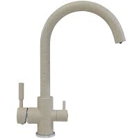 Смеситель для кухни Polygran Элара Дуо №14 Серый арт-627659 — фото 1, Смесители для кухни