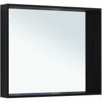 Зеркало Allen Brau Reality 90 с подсветкой Черный браш с сенсорным выключателем арт-1.32019.BB — фото 5, Зеркала в ванную комнату
