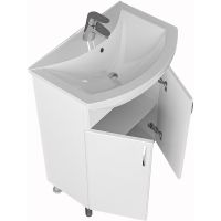 Товар: Тумба под раковину СанТа Грация 60 Белая арт-201019 - фото 4 Тумба под раковину СанТа Грация 60 Белая арт-201019 — фото 4, Тумбы под раковину