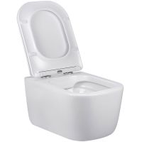 Товар: Унитаз Vincea Core подвесной Белый с сиденьем Микролифт арт-VT1-28 - фото 4 Унитаз Vincea Core подвесной Белый с сиденьем Микролифт арт-VT1-28 — фото 4, Подвесные унитазы