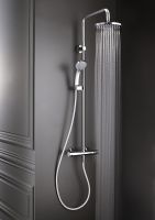 Душевая система Jacob Delafon July Хром арт-E45716-CP — фото 5, Душевые стойки