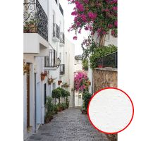 Фреска Ortograf Городской пейзаж 4617 Фактура бархат FX Флизелин (1,8*2,7) Разноцветный, Город/Цветы арт-4617 (бархат FX) — фото 1, Фрески