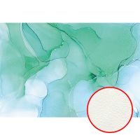 Фреска Ortograf Fluid art 33786 Фактура флок FLK Флизелин (4*2,7) Бирюзовый/Голубой, Абстракция арт-33786 (флок FLK) — фото 1, Фрески