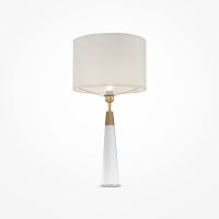 Настольная лампа Maytoni Table Floor Bianco Белая Латунь Прозрачная арт-Z030TL-01BS2 — фото 6, Настольные лампы