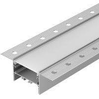 Профиль алюминиевый Arlight Linia встраиваемый для ГКЛ Серебристый арт-027160 — фото 1, Профили для светодиодных лент