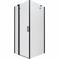 Душевой уголок Triton Йота-Блэк 90х90 профиль Черный стекло прозрачное арт-Щ0000054032 — фото 10, Квадратные душевые уголки