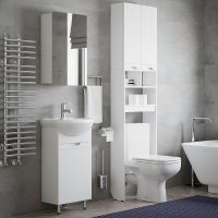 Товар: Тумба под раковину Corozo Лея 45 Белая арт-SD-00001490 - фото 3 Тумба под раковину Corozo Лея 45 Белая арт-SD-00001490 — фото 3, Тумбы под раковину