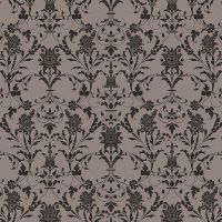 Обои LOYMINA Boudoir Флизелин (1*10,05) Серый/Черный, Вензель арт-GT5 010 — фото 1, Обои для стен