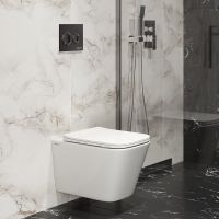 Унитаз Berges Floe S Rimless подвесной с сиденьем Микролифт арт-082134 — фото 6, Подвесные унитазы