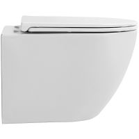 Унитаз Sintesi Evi подвесной Белый с сиденьем Микролифт арт-SIN-TS-EVI-151 — фото 3, Подвесные унитазы